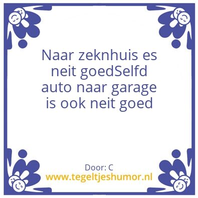 Tegeltje: Agie