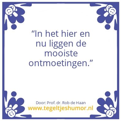 Tegeltje: Ontmoetingen