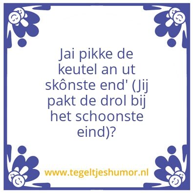 Tegeltje: Negen
