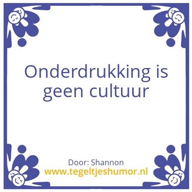 Tegeltje: Tegel