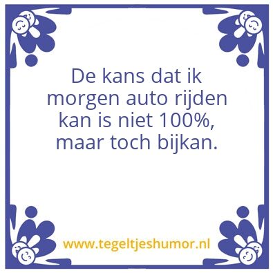 Tegeltje: 100%