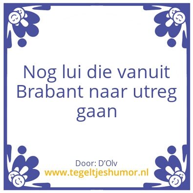 Tegeltje: Brabant