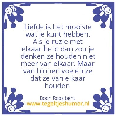 Tegeltje: Liefde is belankerkrijk