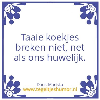 Tegeltje: Koekje