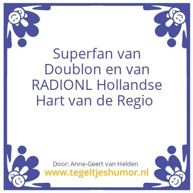 Tegeltje: Superfan