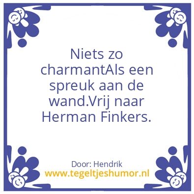 Tegeltje: Spreuk