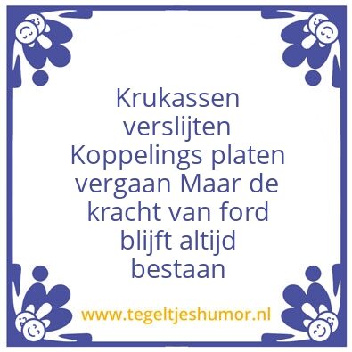 Tegeltje: Ford