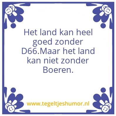 Tegeltje: Farmer