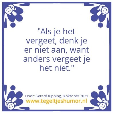 Tegeltje: Oblivion