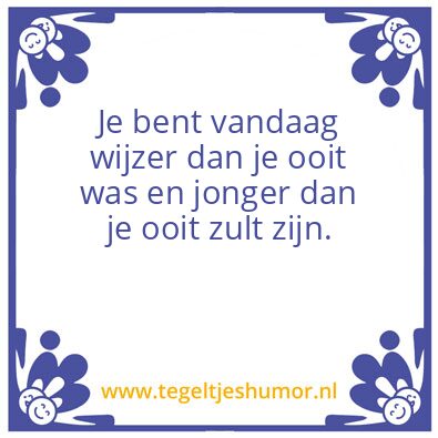 Tegeltje: wijsheden