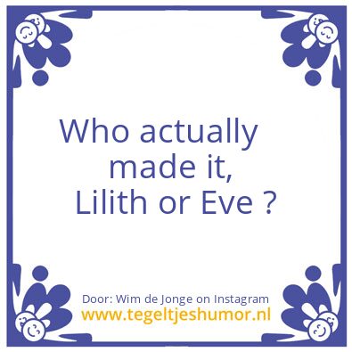 Tegeltje: your bonds with the devil
