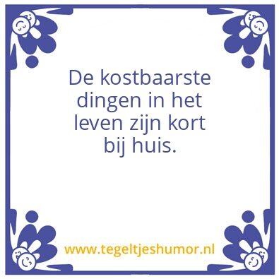 Tegeltje: Kostbaar