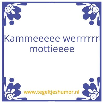 Tegeltje: Raaw