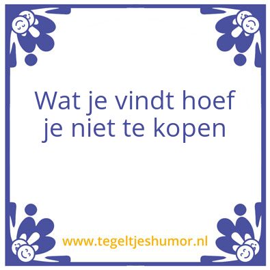 Tegeltje: Tegel