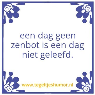 Tegeltje: ZENbot