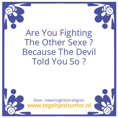Tegeltje: Who Are You Supporting ?