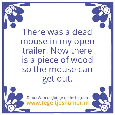 Tegeltje: Mouse.