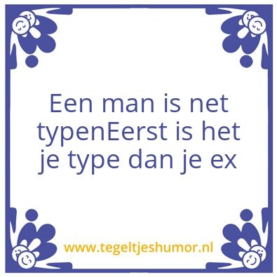 Tegeltje: Typex