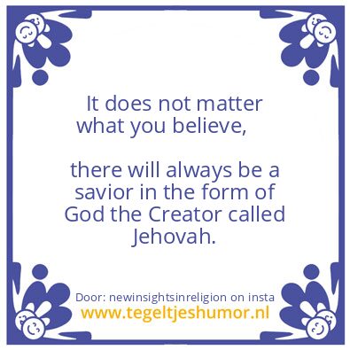 Tegeltje: God will reveal Himself