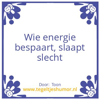 Tegeltje: Toon