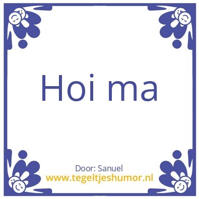 Tegeltje: Poep