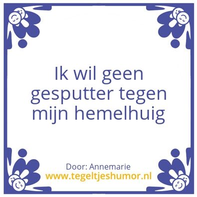 Tegeltje: Slikken