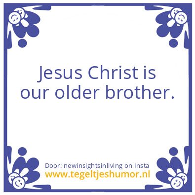 Tegeltje: Jesus Christ