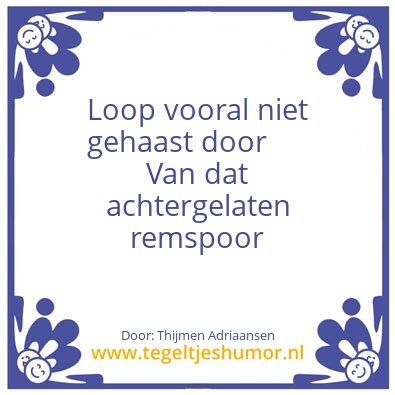 Tegeltje: Jbje