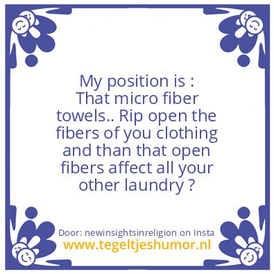 Tegeltje: My position is: