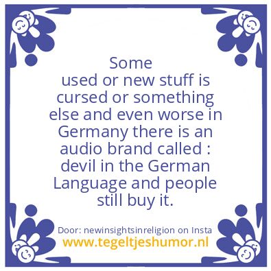 Tegeltje: Some Stuff Is Cursed ..