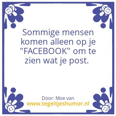 Tegeltje: Nieuwsgierig