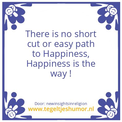 Tegeltje: Happiness
