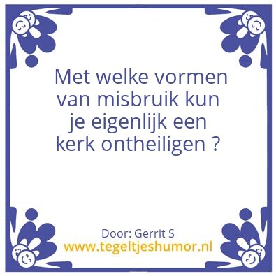 Tegeltje: Ik ben Gerrit