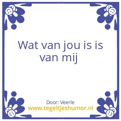 Tegeltje: Delen