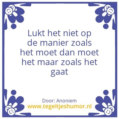 Tegeltje: .
