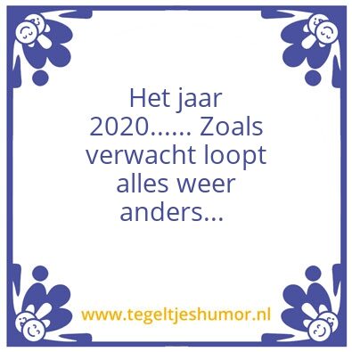 Tegeltje: 2020
