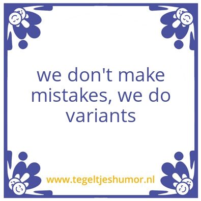 Tegeltje: team effort