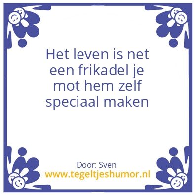 Tegeltje: Speciaal