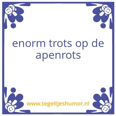 Tegeltje: annie