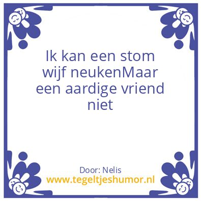 Tegeltje: Nelis