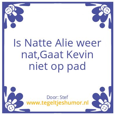 Tegeltje: Kevin