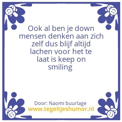 Tegeltje: Naomi