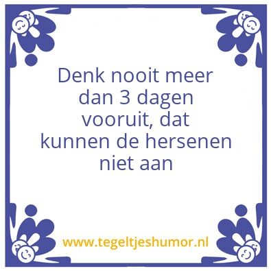 Tegeltje: Tessa van Wageningen