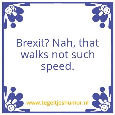 Tegeltje: Brexit