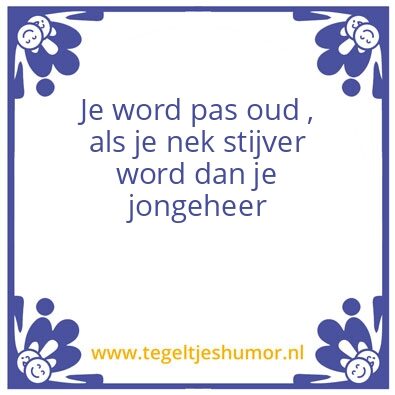 Tegeltje: Nek
