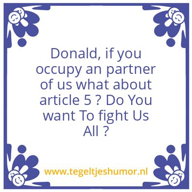 Tegeltje: Dum Donald,s actions