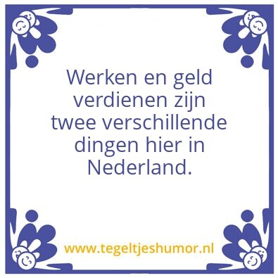 Tegeltje: Land van melk en honing