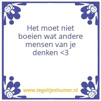 Tegeltje: levensles van Gaby