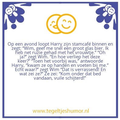 Tegeltje: ruzie