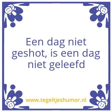 Tegeltje: Shotten